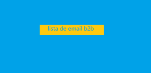 lista de email b2b