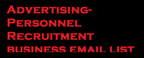 Advertising-Personnel Recruitment Email Member Data