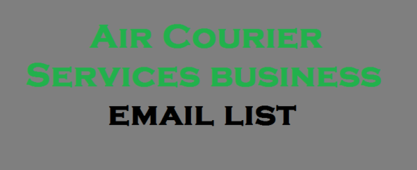 Air Courier Services Email Member Data