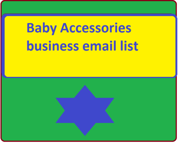 Baby Accessories Email Member Data