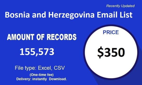 Bosnia and Herzegovina Email Member Datas