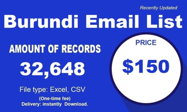 Burundi Email Member Data