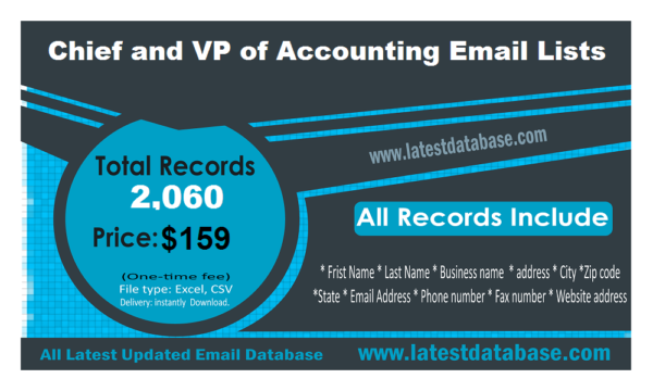 Chief and VP of Accounting Email Member Datas