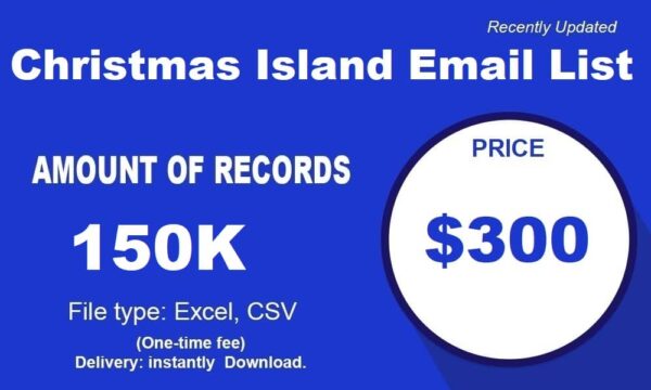 Christmas-Island Email Member Data