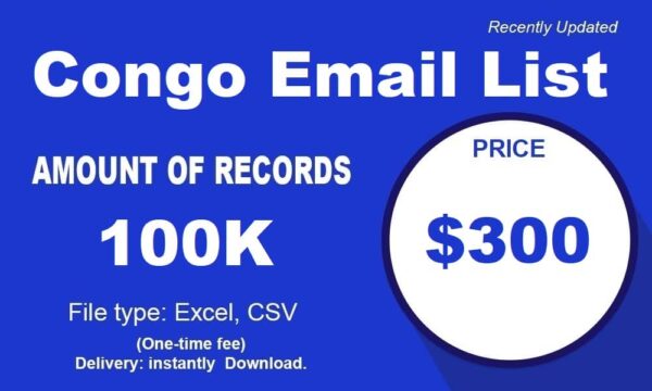 Congo Email Member Data