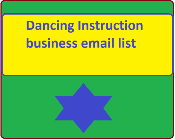 Dancing Instruction Email Member Data