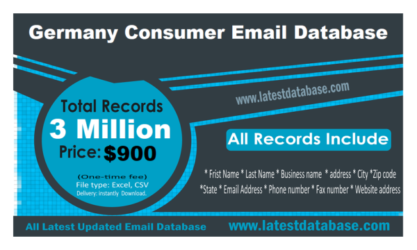 Germany Email Member Data