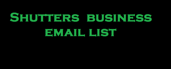 Shutters Email Member Data