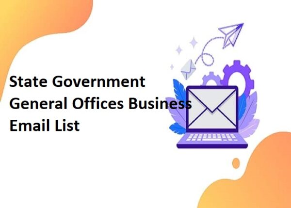 State Government-General Offices Email Member Data