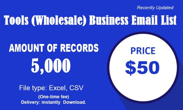 Tools (Wholesale) Email Member Data