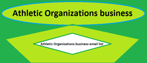 Athletic Organizations Email Member Data