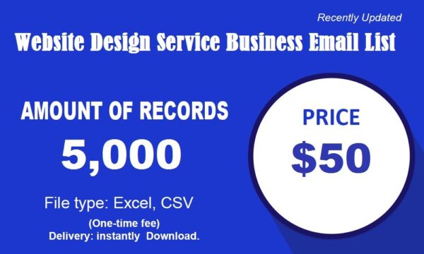 Website Design Service Email Member Data