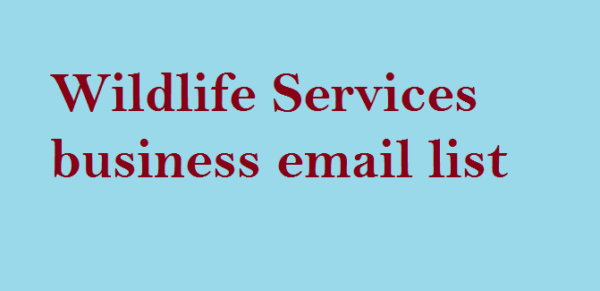 Wildlife Services Email Member Data